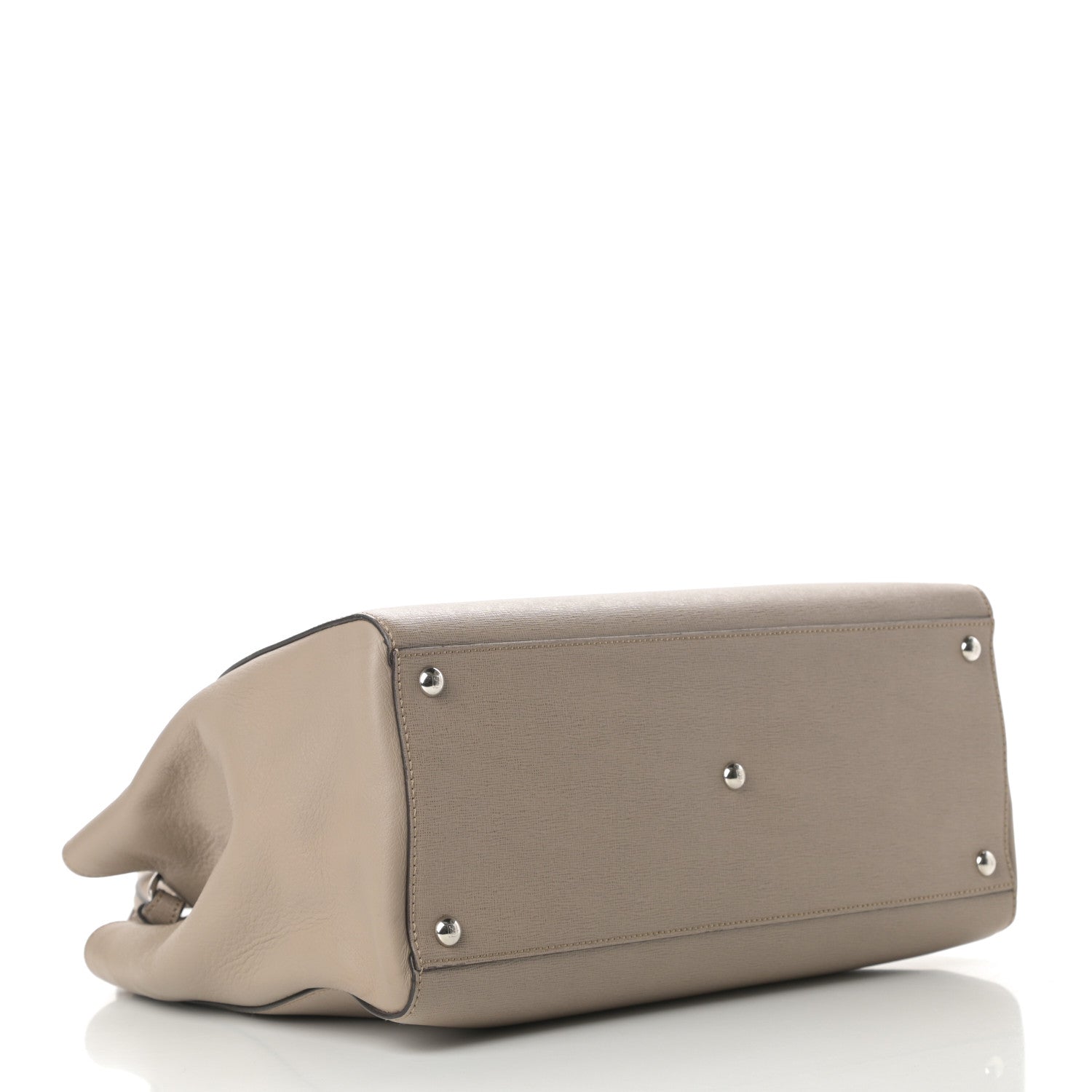 Fendi Vitello Elite Regular 2Jours Tote Tortora 4 of 13