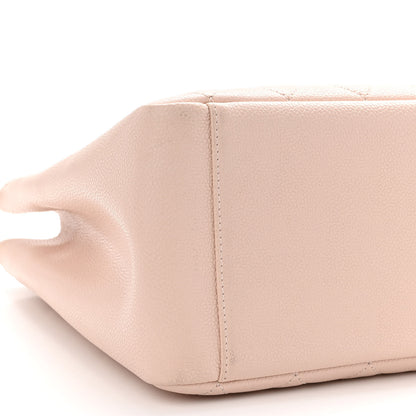 Chanel Caviar Quilted Grand Shopping Tote GST Light Pink 10 of 10