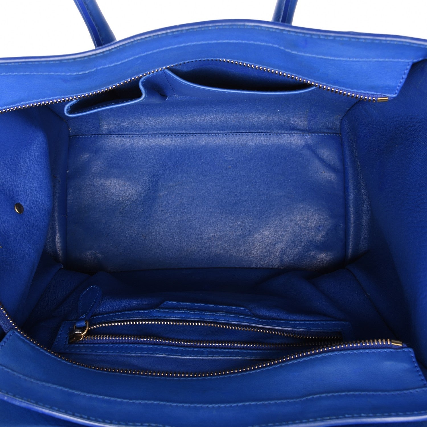 Celine Smooth Calfskin Mini Luggage Electric Blue 22 of 26