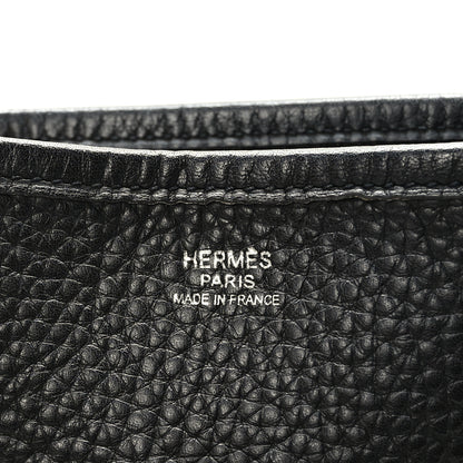 Hermes Taurillon Clemence Evelyne II GM Black 7 of 9