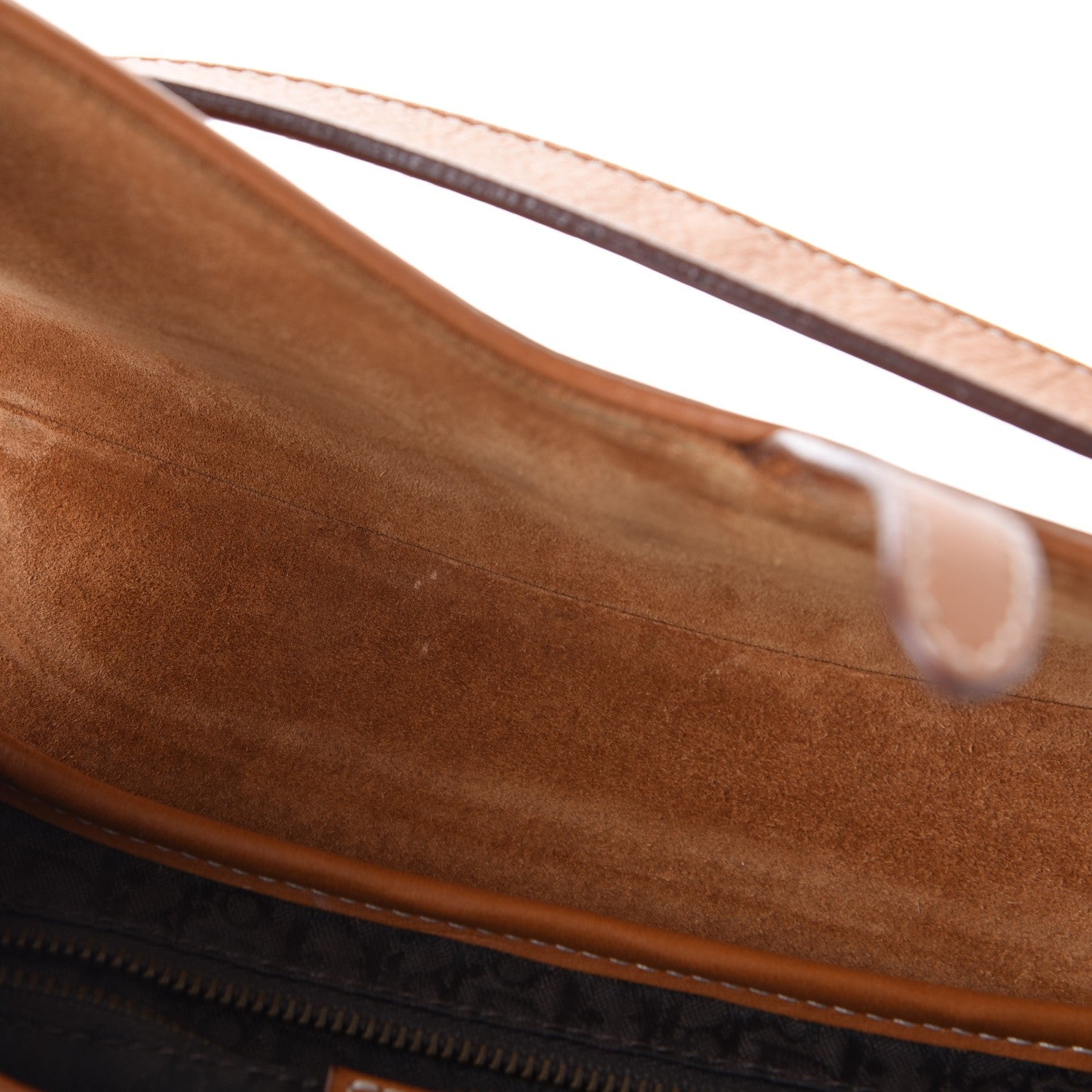 Christian Dior Calfskin Saddle Bag Tan 12 of 13