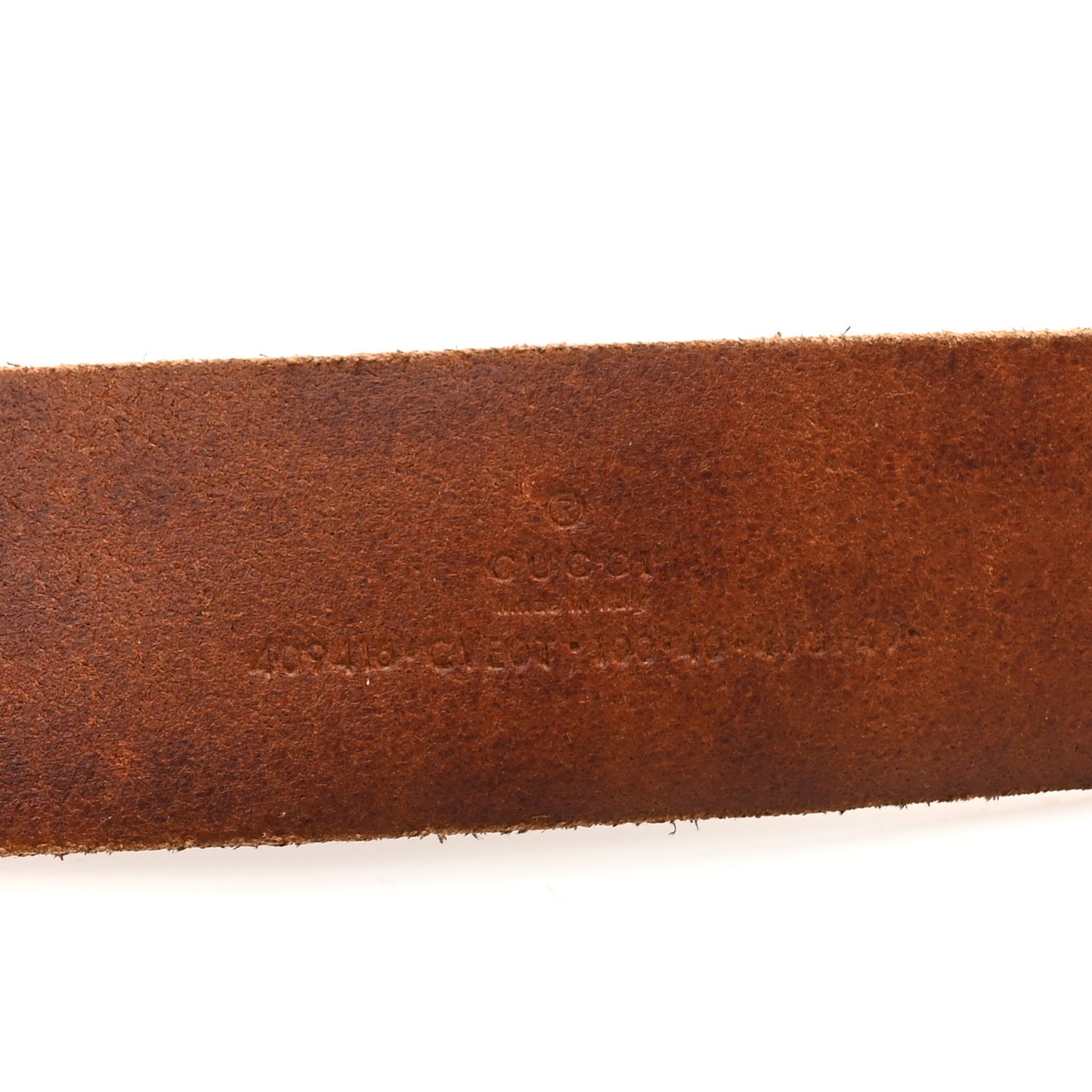 Faded Calfskin Double G 40mm Belt 100 40 Cuir