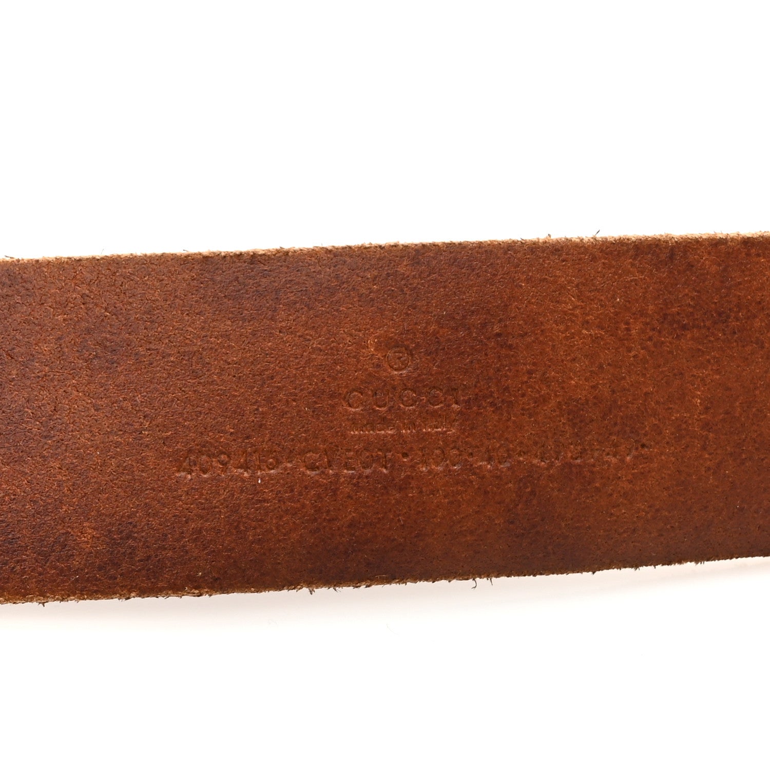 Gucci Faded Calfskin Double G 40mm Belt 100 40 Cuir 4 of 5