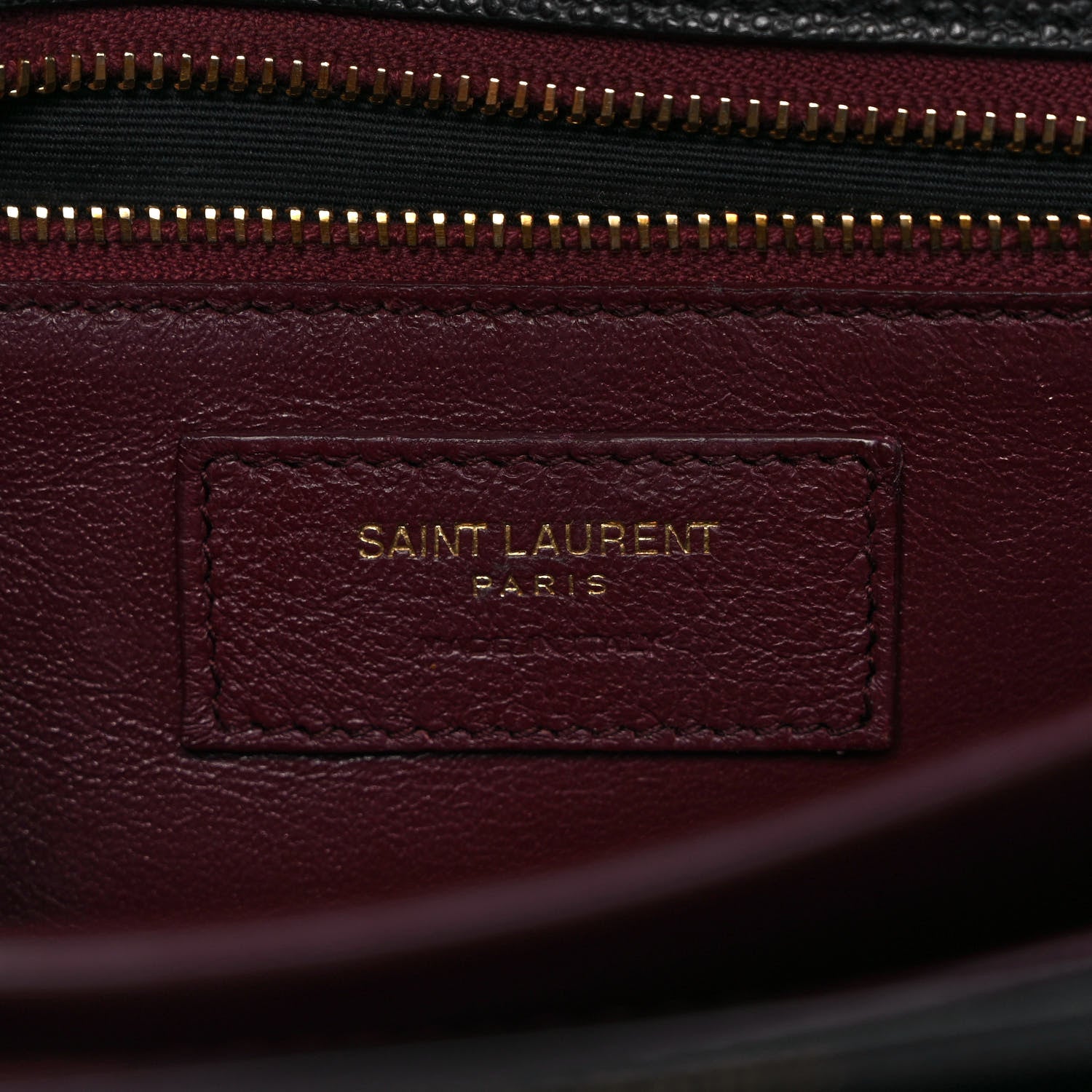 Saint Laurent Grain De Poudre Monogram Cassandra Clasp Bag Black Rouge Legion 6 of 9