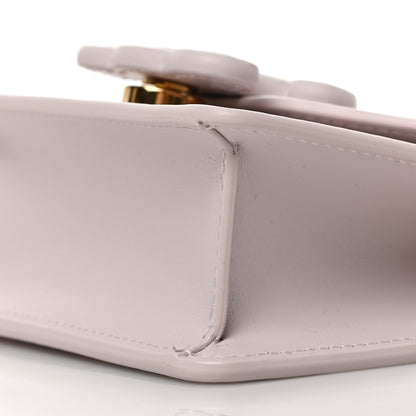 Celine Shiny Calfskin Triomphe Card Holder on Chain Poudre 8 of 8