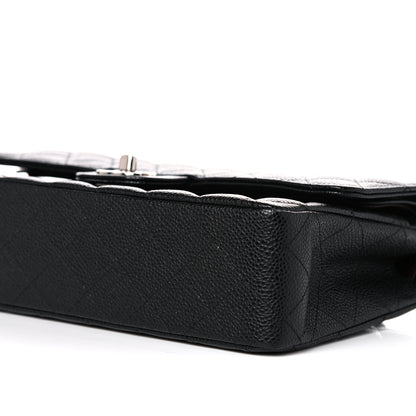 Chanel Caviar Quilted Medium Double Flap Black 9 of 11
