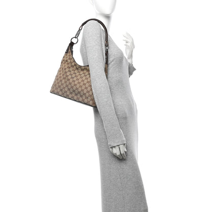 Gucci Monogram Shoulder Bag Dark Brown 2 of 11