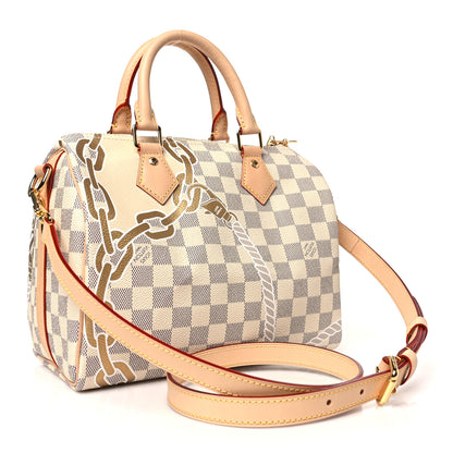 Louis Vuitton Damier Azur Nautical Speedy Bandouliere 25 3 of 10