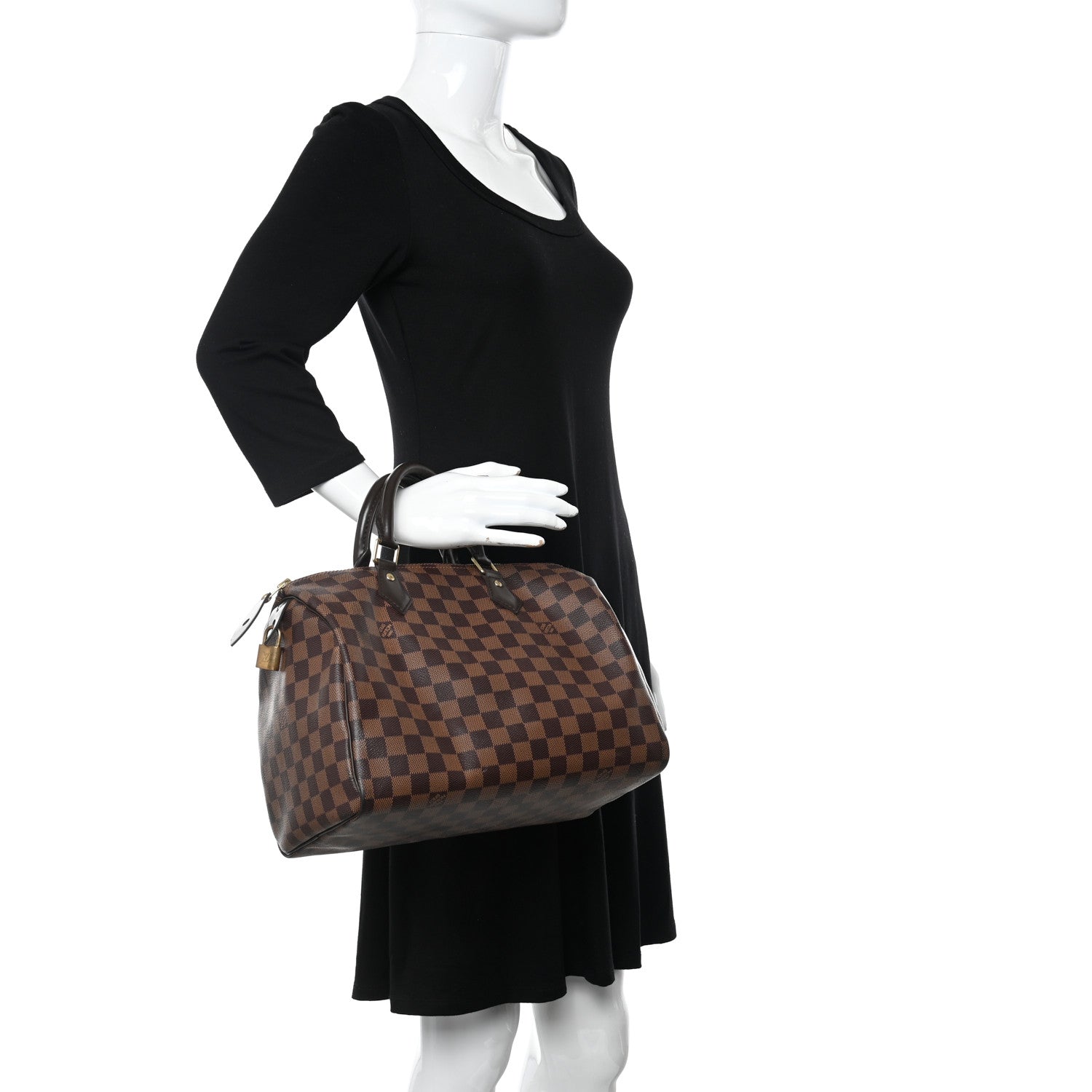 Louis Vuitton Damier Ebene Speedy 30 2 of 16