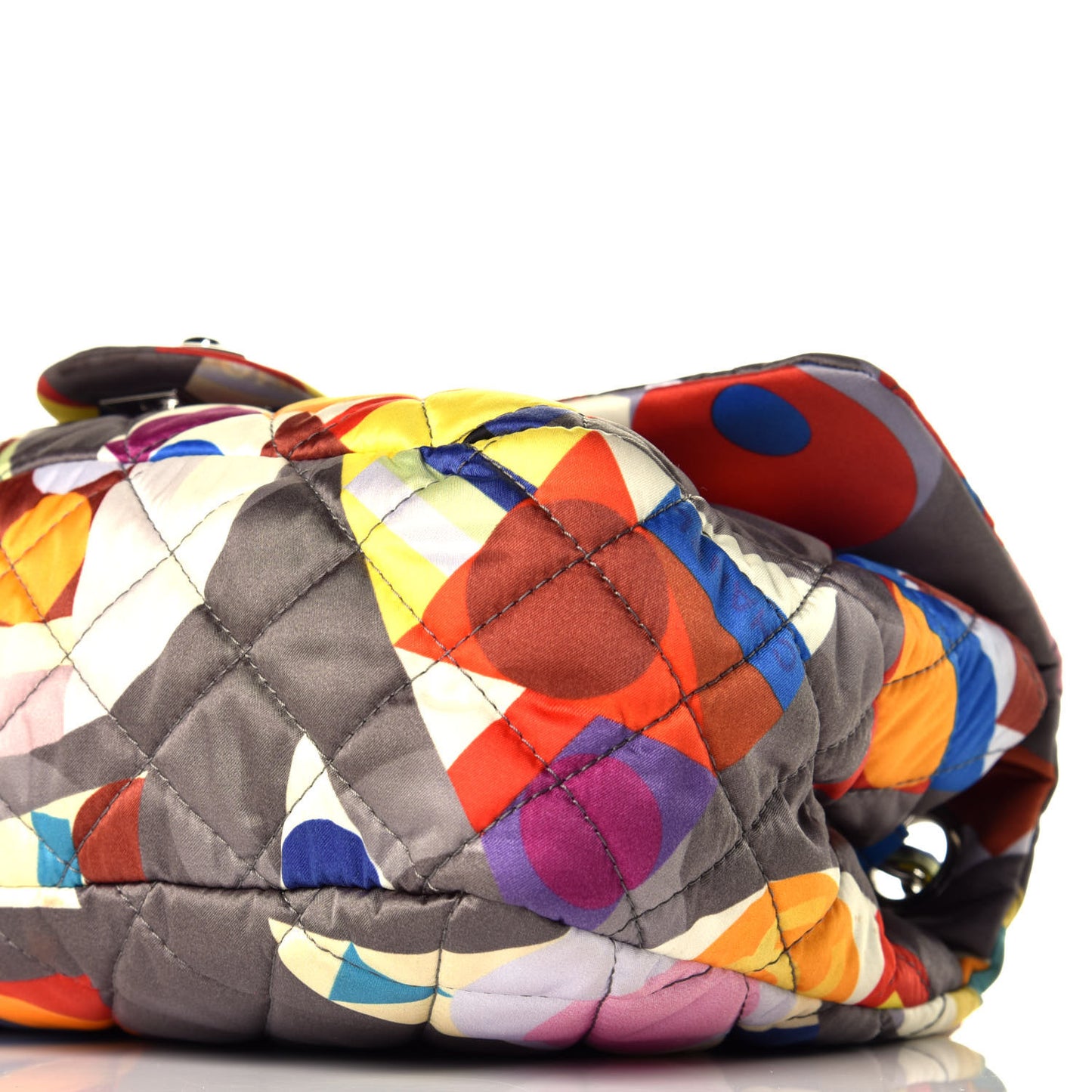 Nylon Printed Small Coco Color Flap Multicolor