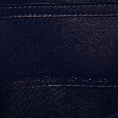 Christian Dior Grained Calfskin Diorama Croisiere Chain Wallet Blue 7 of 8