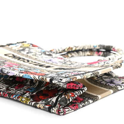 Christian Dior Canvas Embroidered Medium Mille Fleurs Book Tote Multicolor 10 of 11