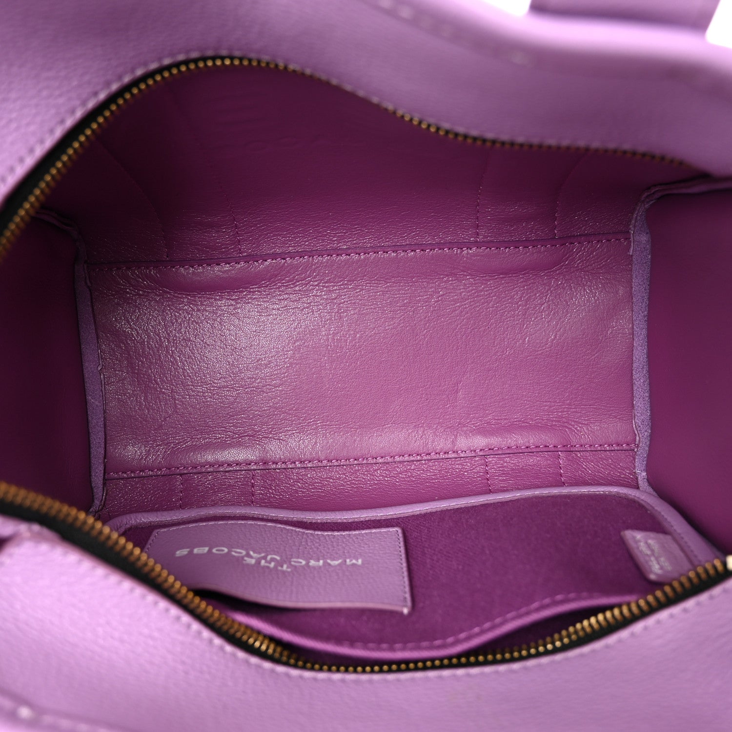 Marc Jacobs Grained Calfskin Small The Tote Bag Regal Orchid 5 of 12
