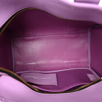 Marc Jacobs Grained Calfskin Small The Tote Bag Regal Orchid 5 of 12