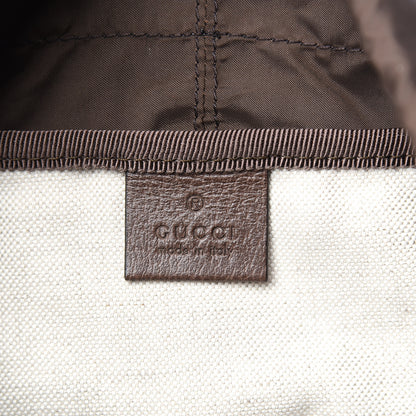 Gucci GG Supreme Monogram Medium Ophidia Double Buckle Backpack Brown 6 of 10