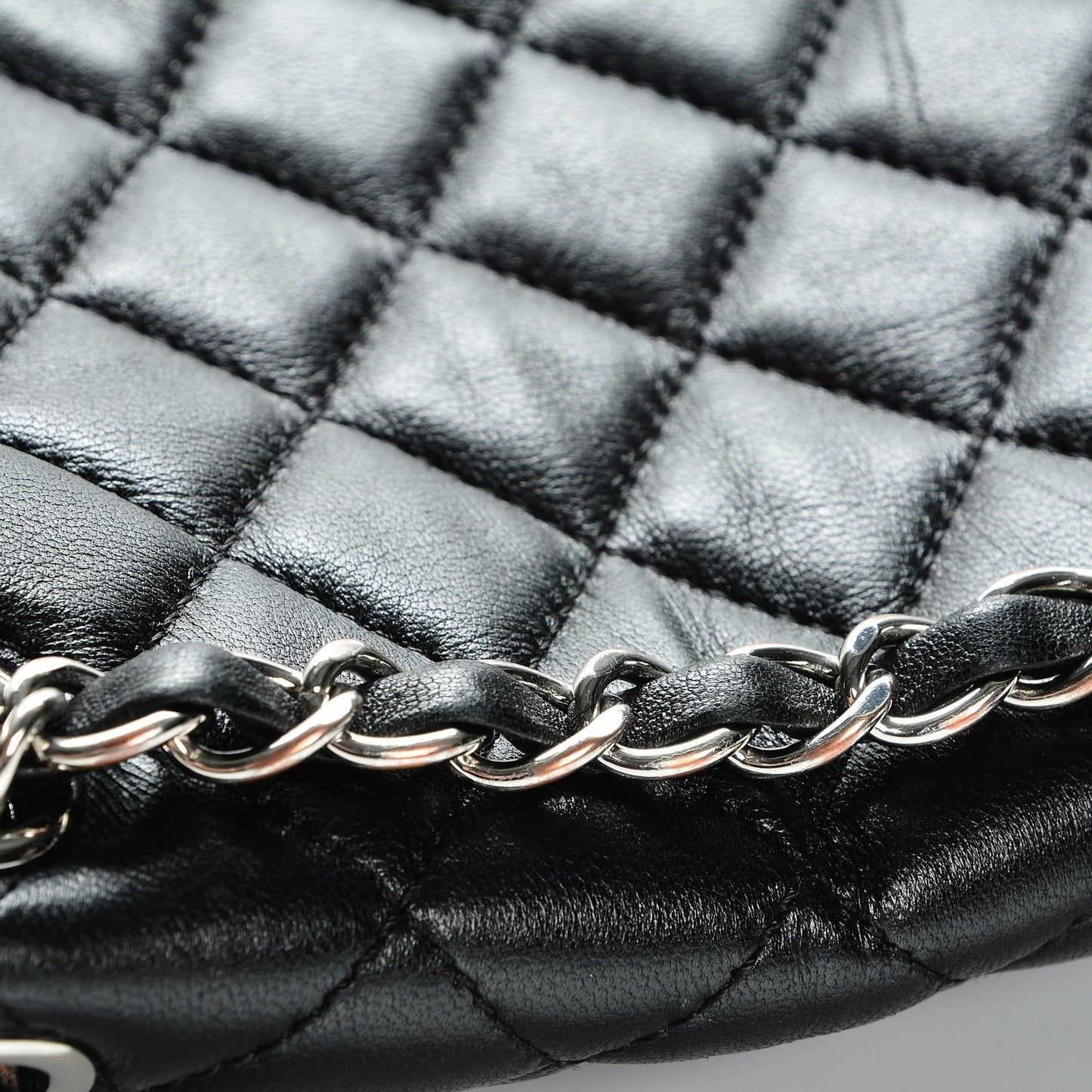 Lambskin Quilted Large Urban Spirit Backpack Black