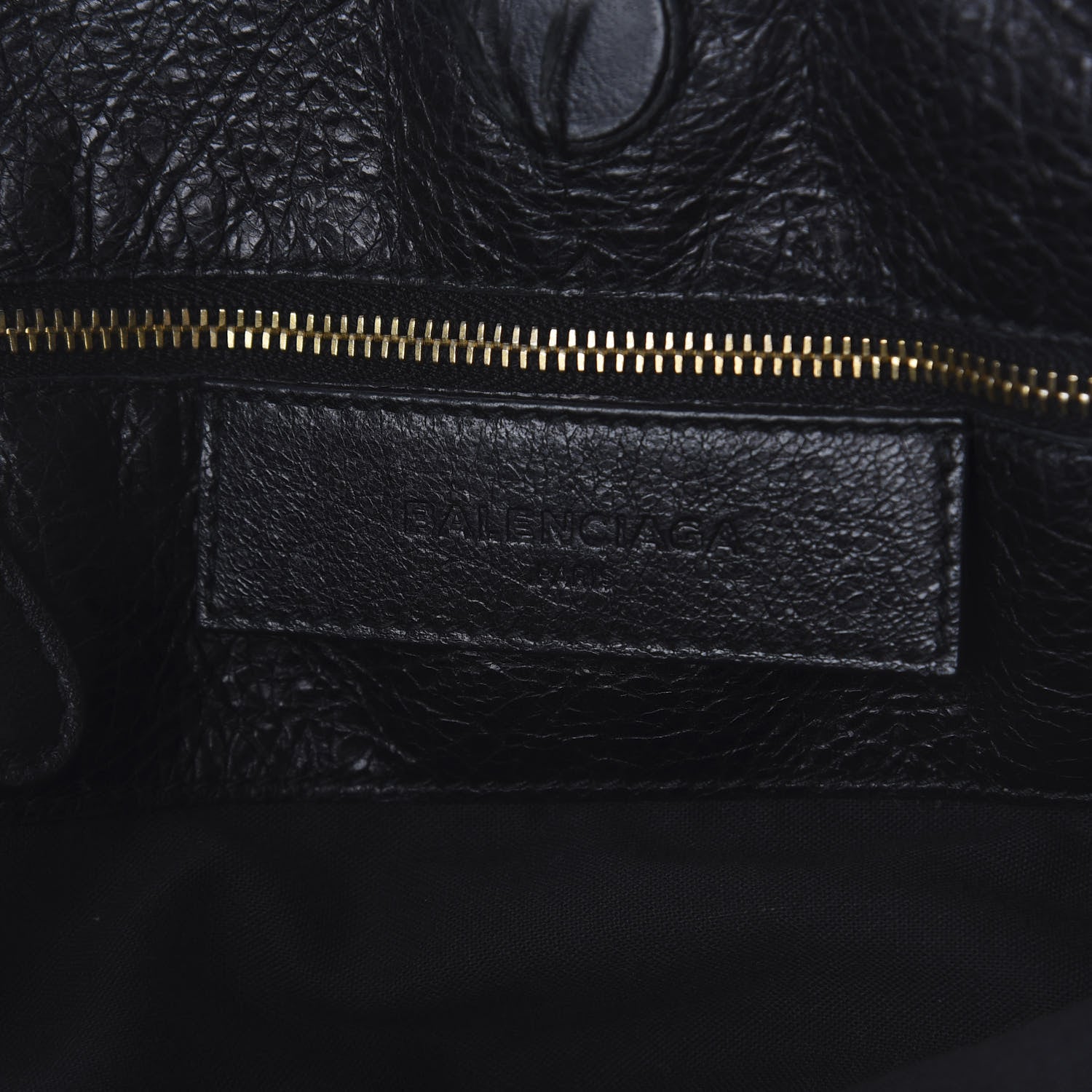Balenciaga Agneau Giant 12 Gold Hardware S Sunday Tote Black 6 of 10
