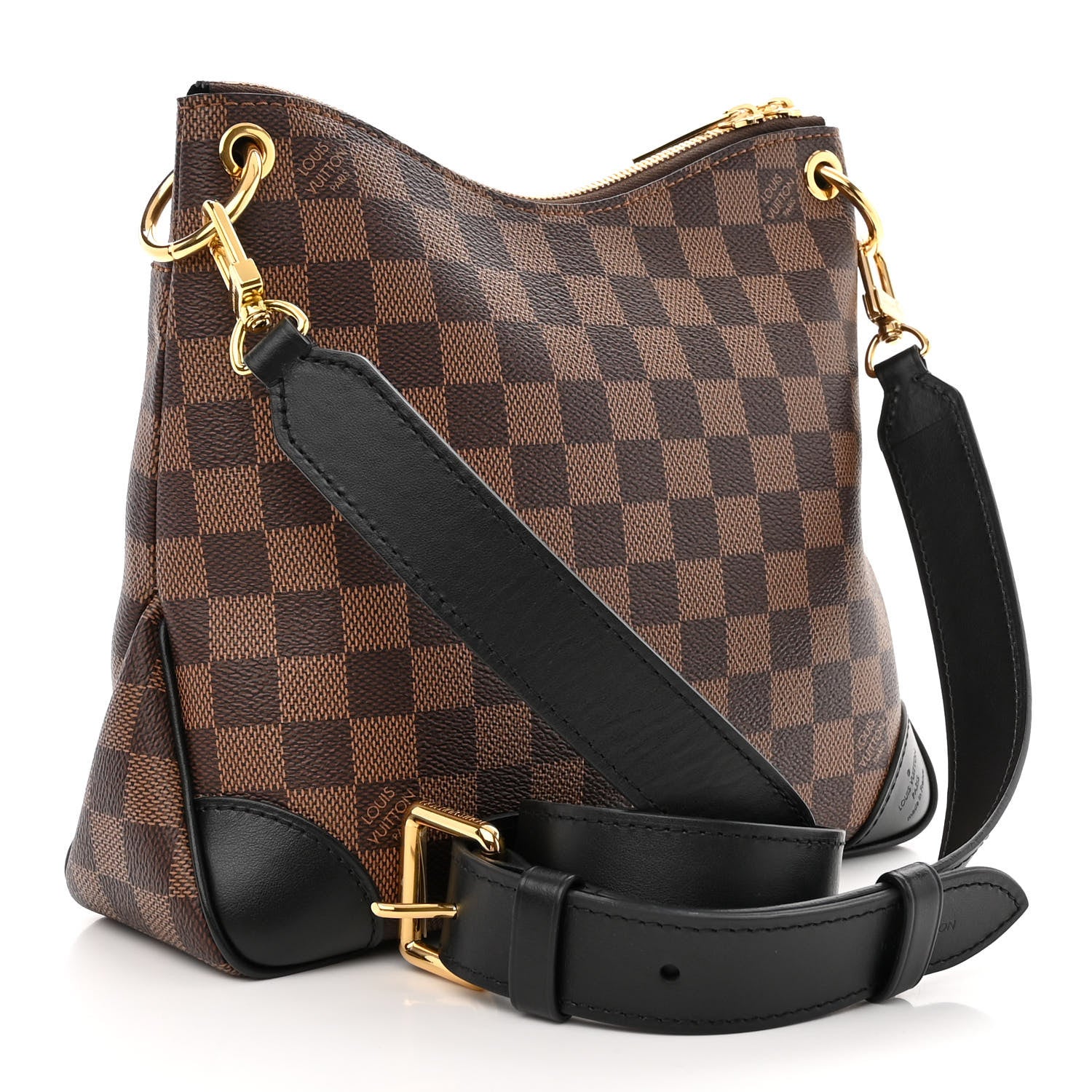 Louis Vuitton Damier Ebene Odeon PM Black 3 of 9