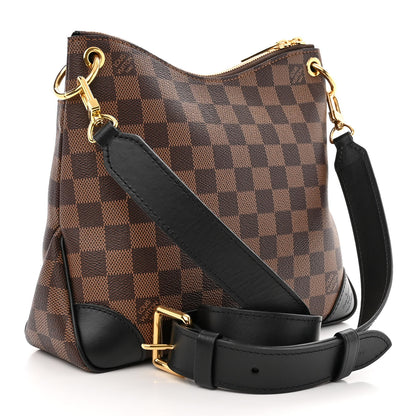 Louis Vuitton Damier Ebene Odeon PM Black 3 of 9