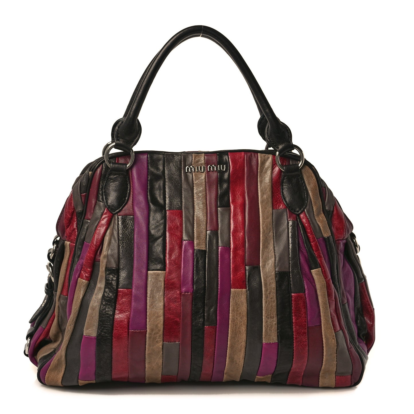 Nappa Large Patchwork Tote Amarena