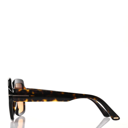 Tom Ford Acetate Kaya Square Sunglasses TF1082 Dark Havana 3 of 8