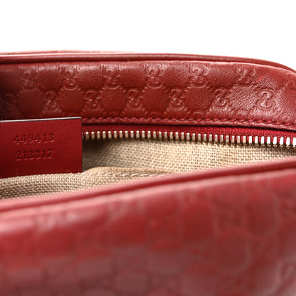 Gucci Microguccissima Mini Bree Messenger Bag Red 7 of 10