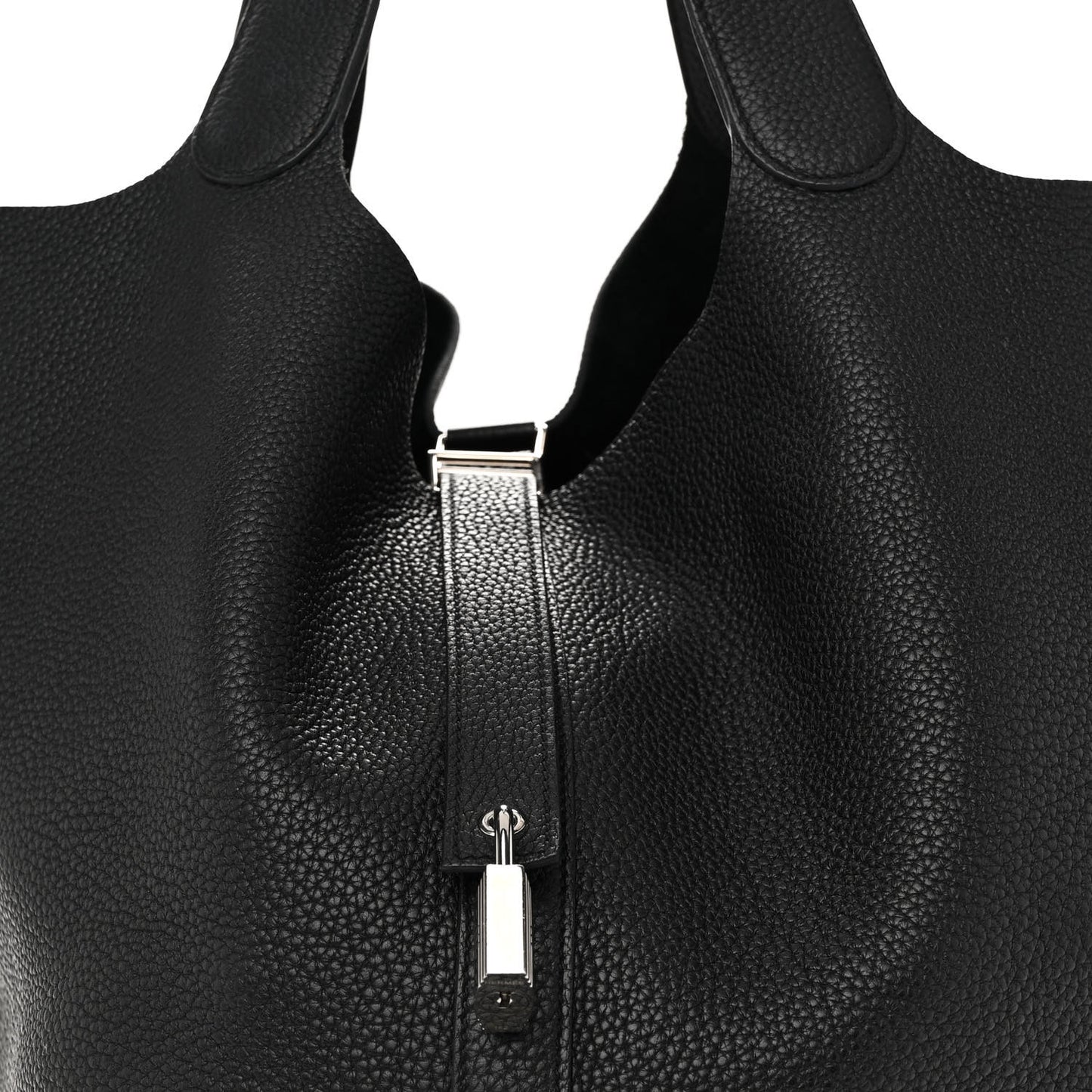 Taurillon Clemence Picotin Lock TGM Black