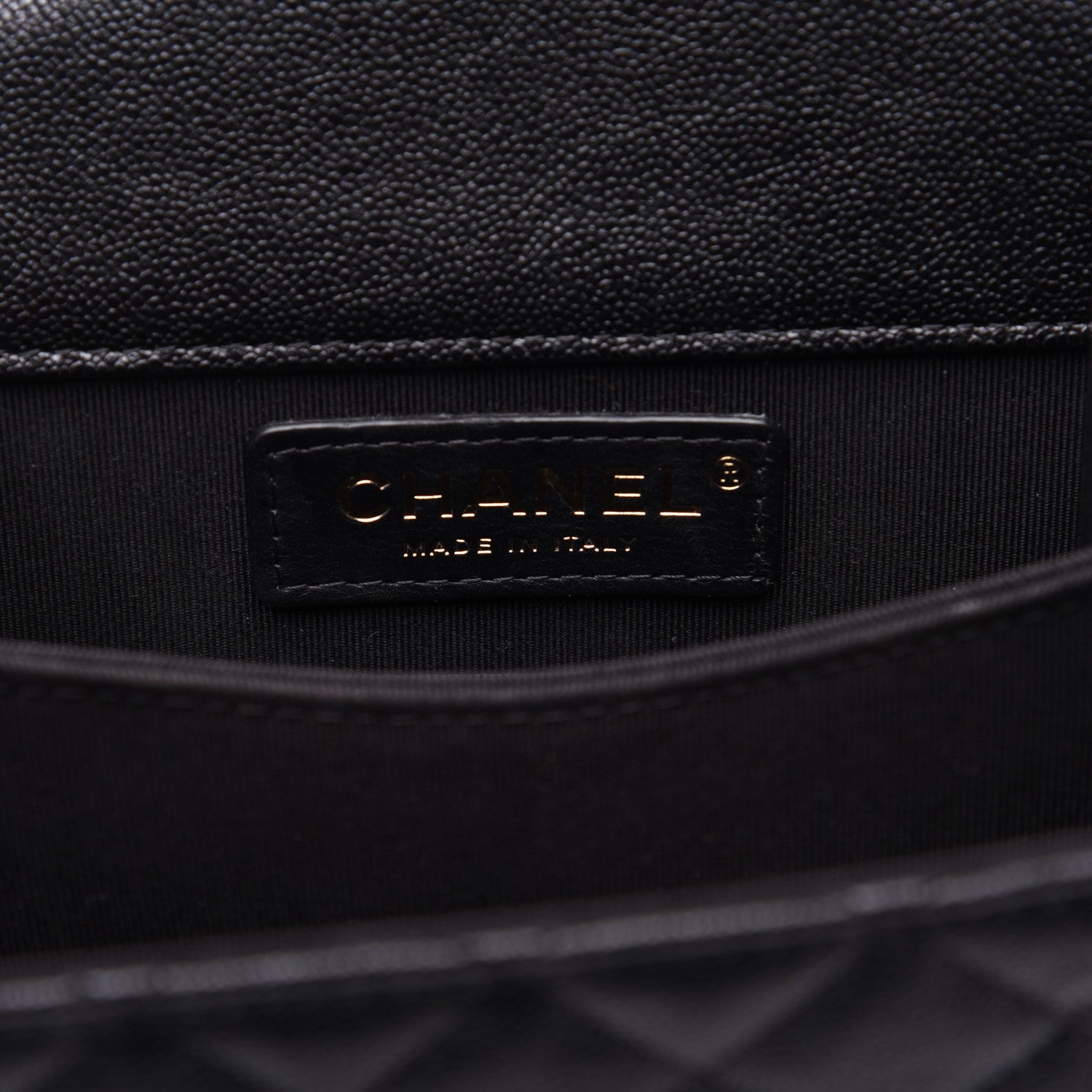 Chanel Caviar Quilted North South Boy Flap Black 8 of 15