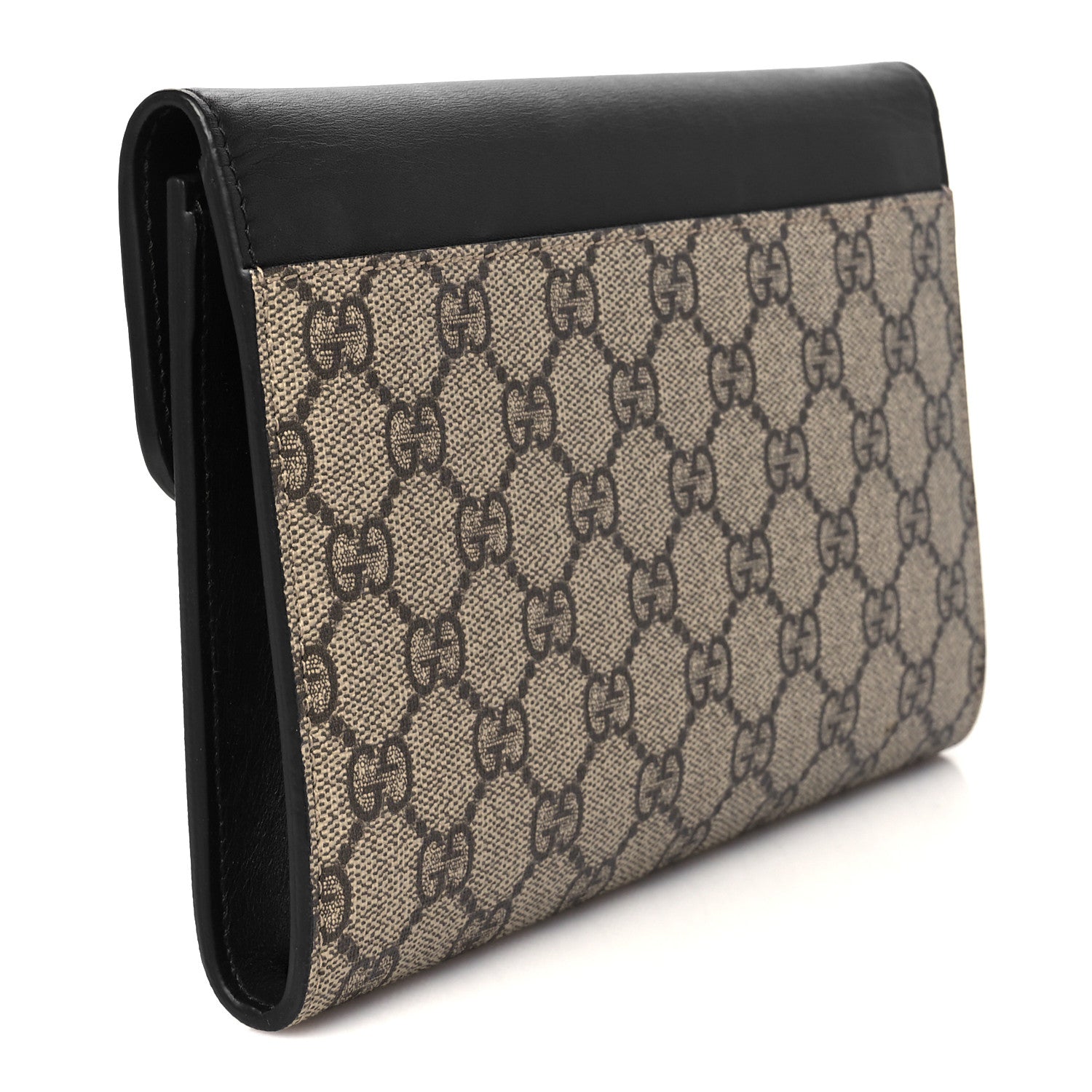 Gucci GG Supreme Monogram Mini Peony Pearly Black 3 of 8