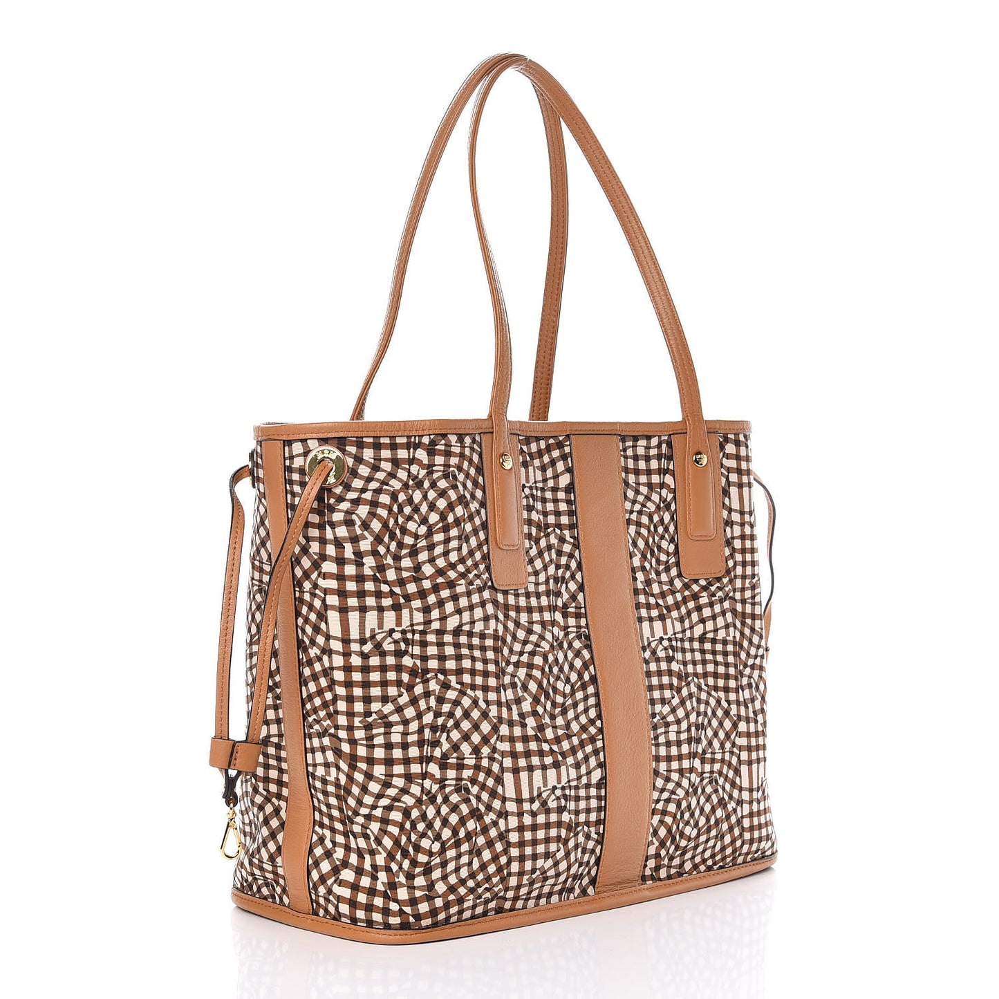 Visetos Medium Liz Reversible Shopper Tote Cognac