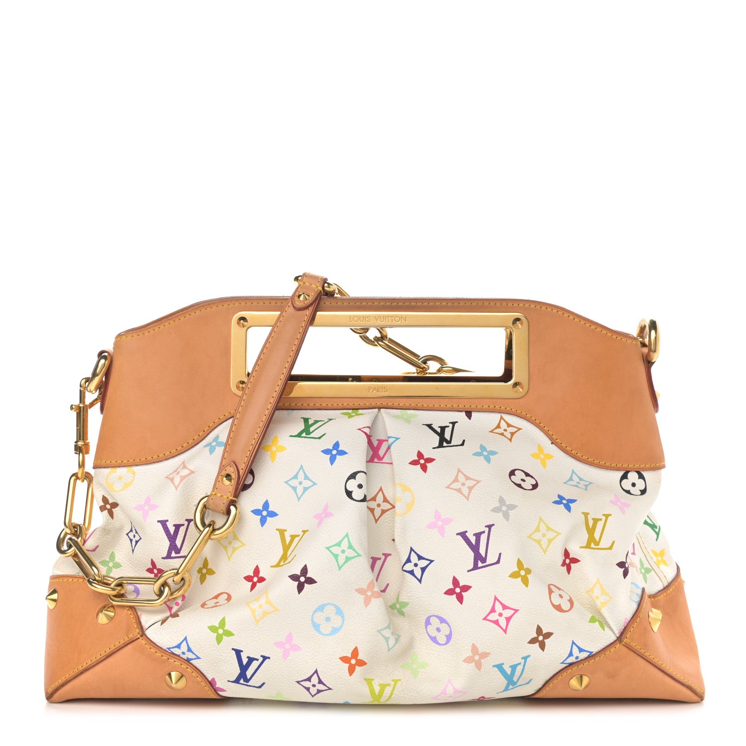 Louis Vuitton Monogram Multicolor Judy GM White 1 of 13
