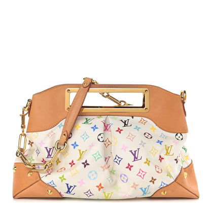 Louis Vuitton Monogram Multicolor Judy GM White 1 of 13