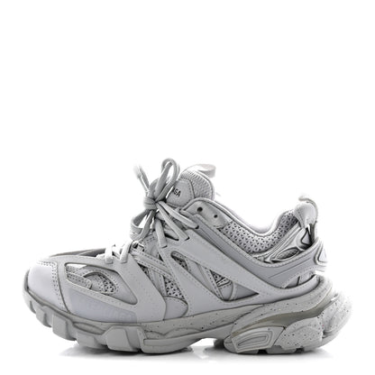 Balenciaga Rubber Mesh Fabric Monocolor Recycled Sole Womens Track Sneakers 35 Medium Grey 1 of 13