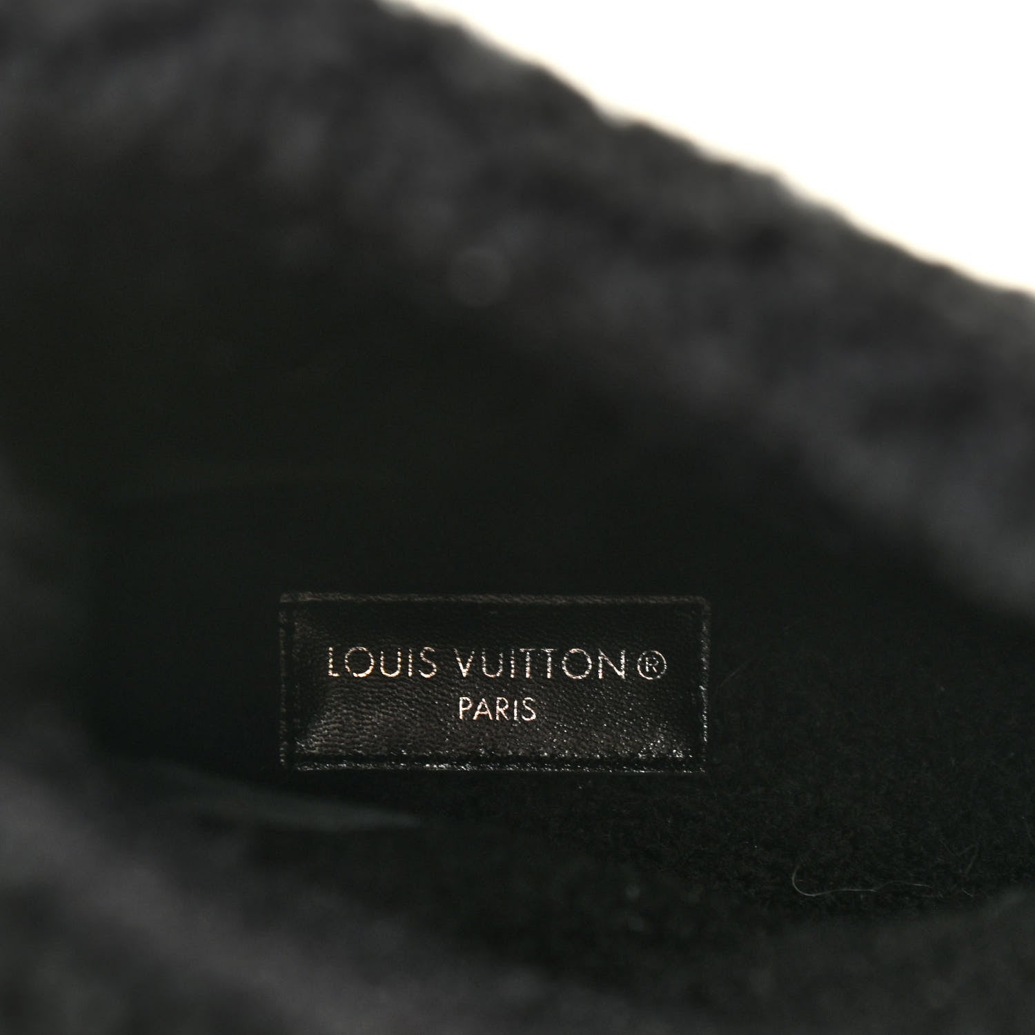 Louis Vuitton Suede Calfskin Shearling Snowdrop Flat Ankle Boot 39.5 Black 6 of 8