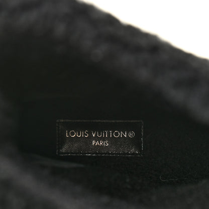 Louis Vuitton Suede Calfskin Shearling Snowdrop Flat Ankle Boot 39.5 Black 6 of 8