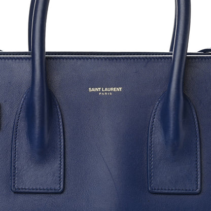 Saint Laurent Calfskin Nano Sac De Jour New Marine 6 of 9