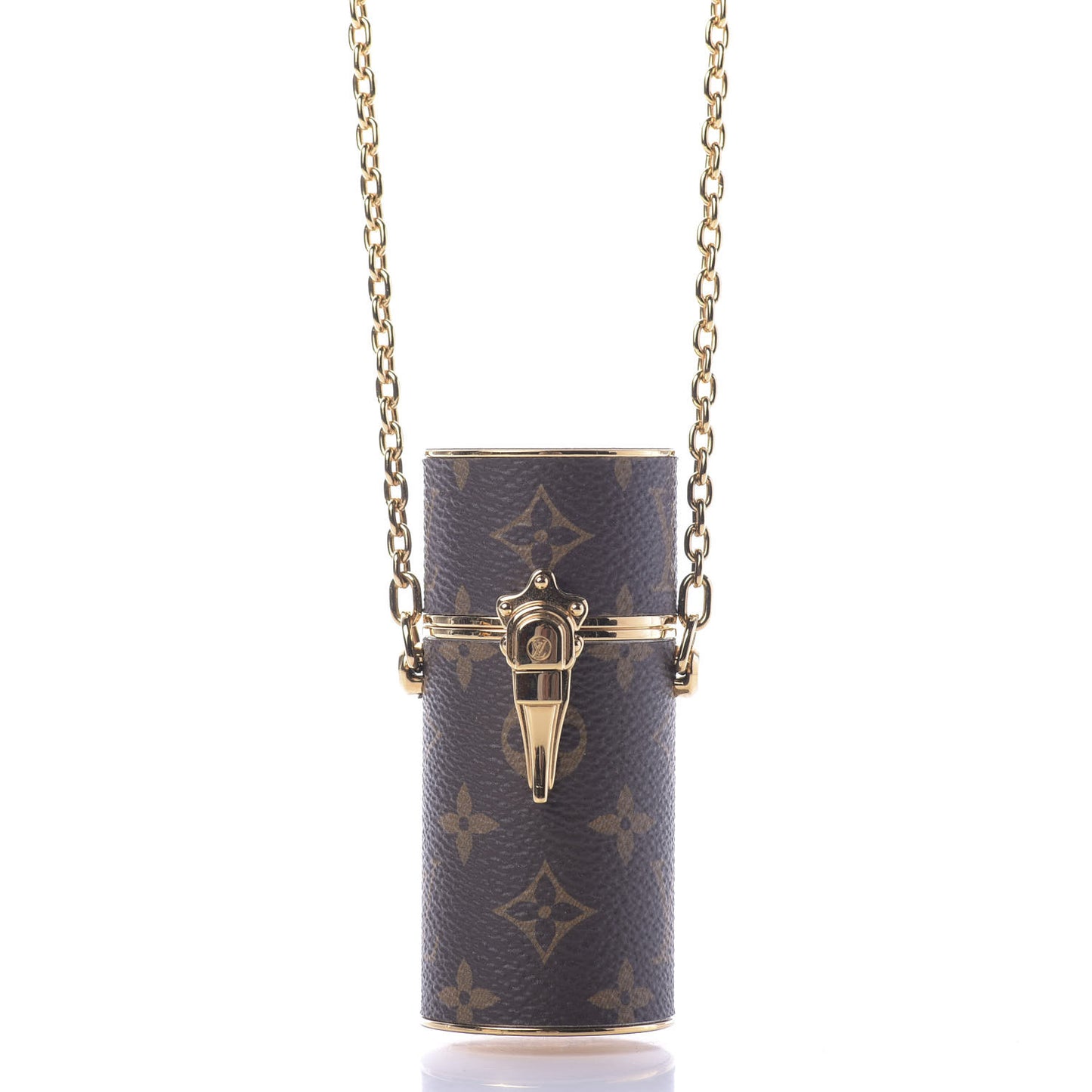 Monogram Chain Lipstick Case