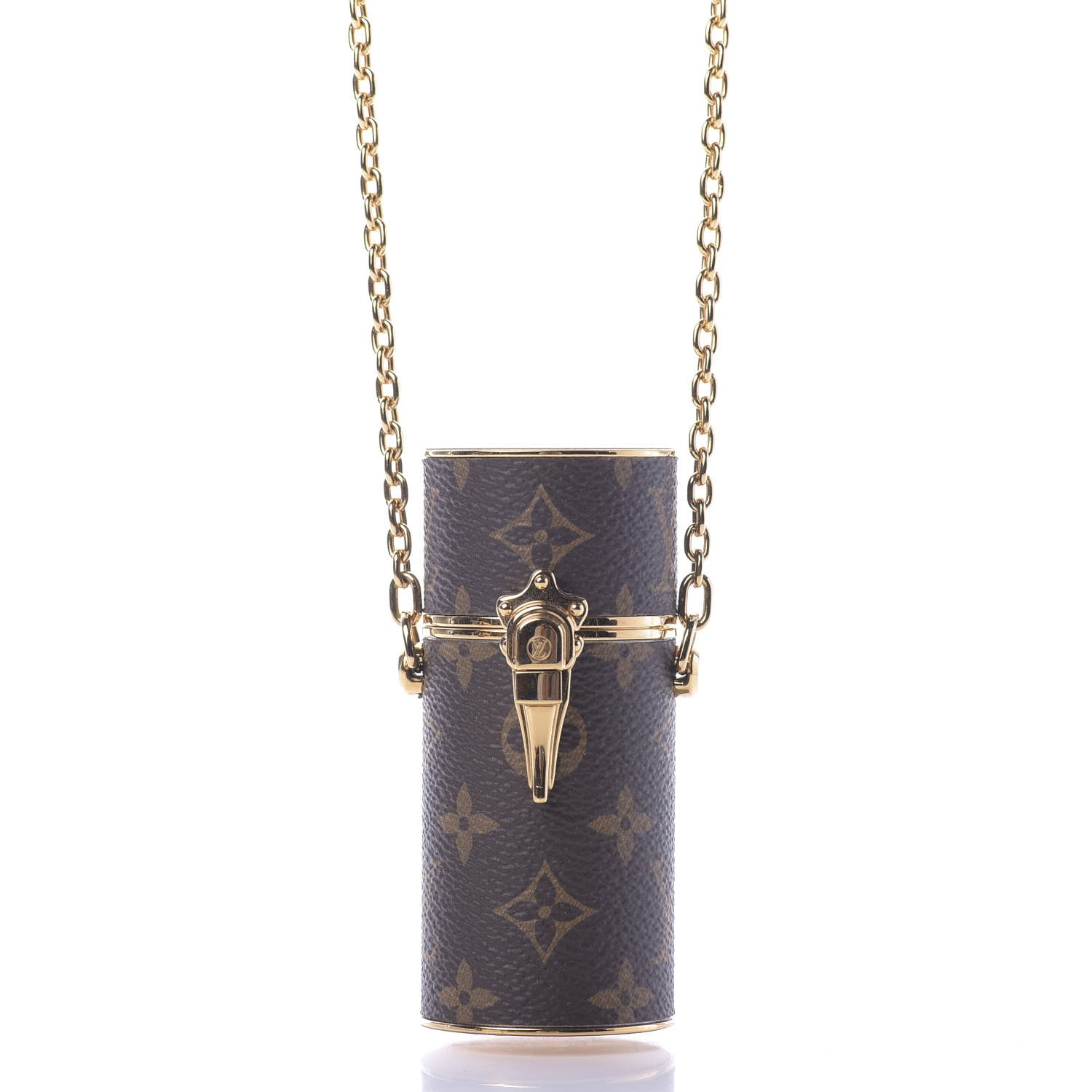 Louis Vuitton Monogram Chain Lipstick Case 5 of 9