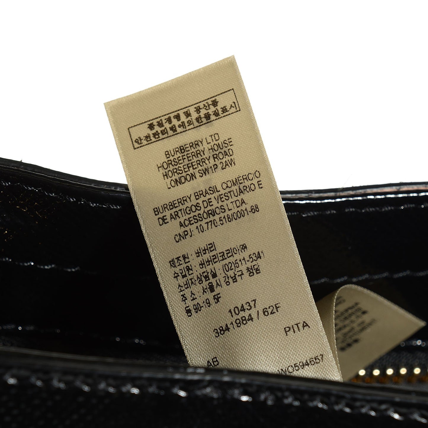 Patent Somerford Tote Black