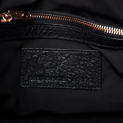 Alexander Wang Pebbled Lambskin Rockie Black Rose Gold Hardware 8 of 8