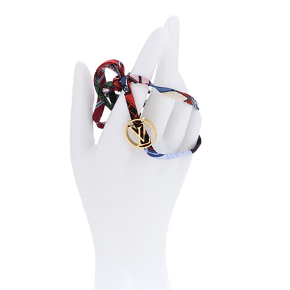 Louis Vuitton Silk Be Mindful Circle LV Wrap Bracelet Multicolor 2 of 5