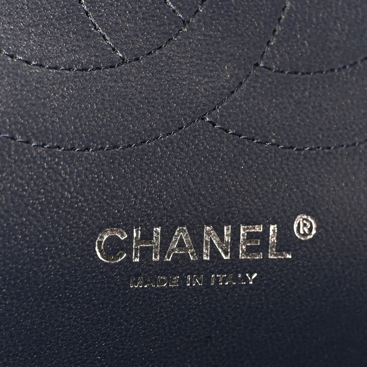 Chanel Caviar Quilted Jumbo Double Flap Navy Blue 6 of 11