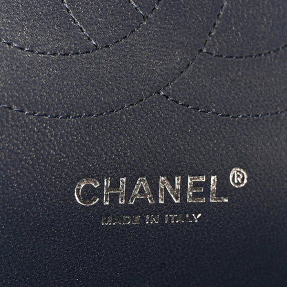 Chanel Caviar Quilted Jumbo Double Flap Navy Blue 6 of 11
