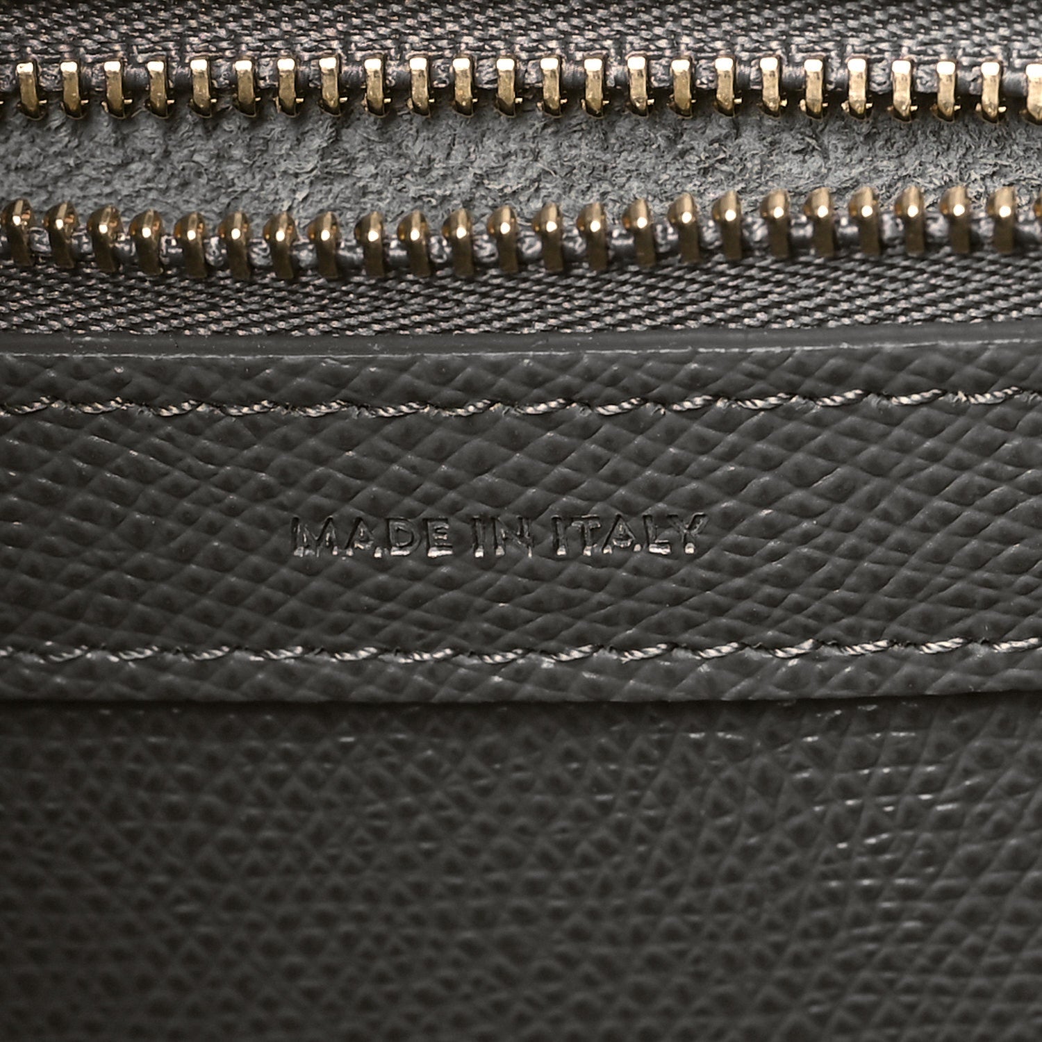 Celine Grained Calfskin Small Vertical Cabas Grey 7 of 10