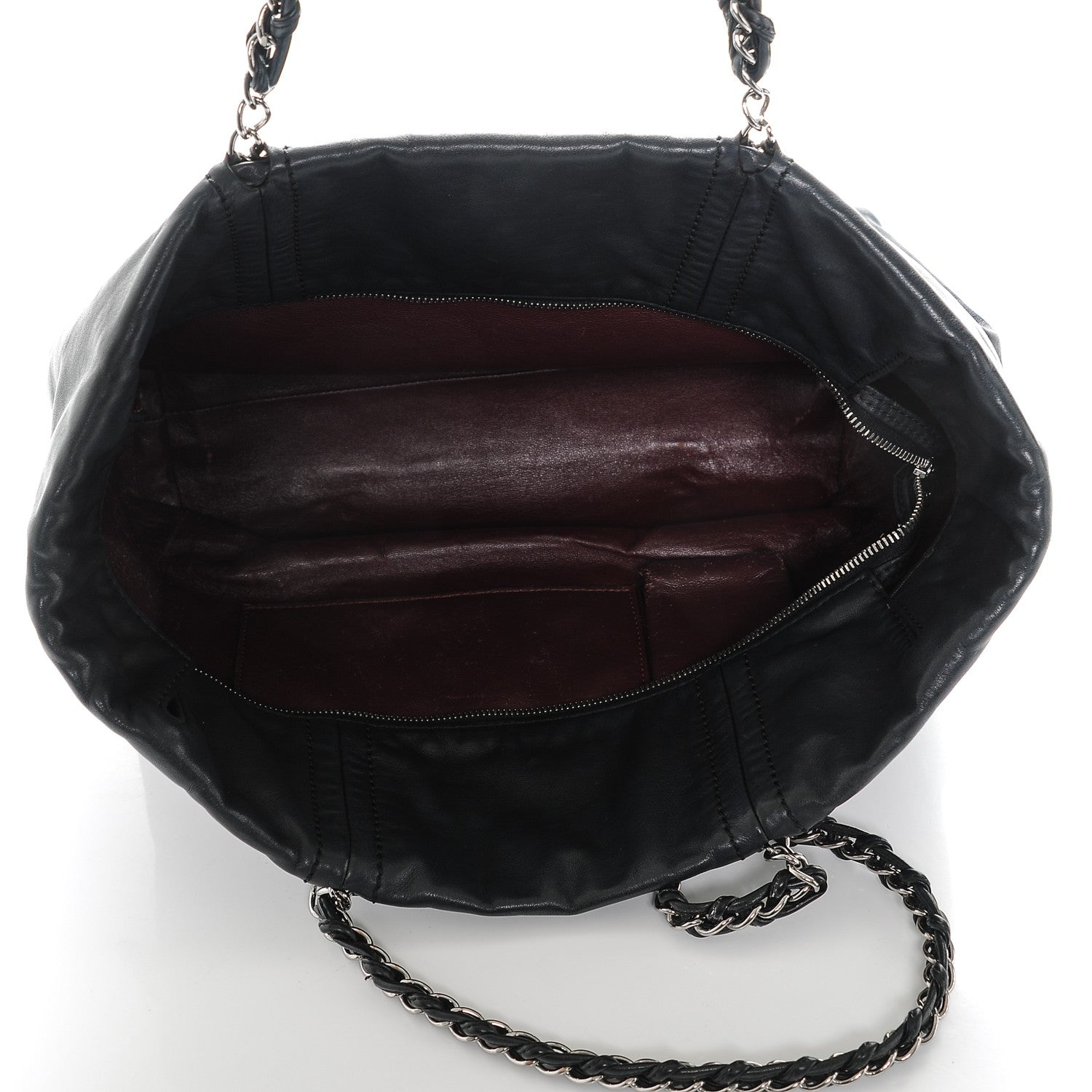 Chanel Smooth Calfskin Luxe Ligne Tote Black 5 of 7