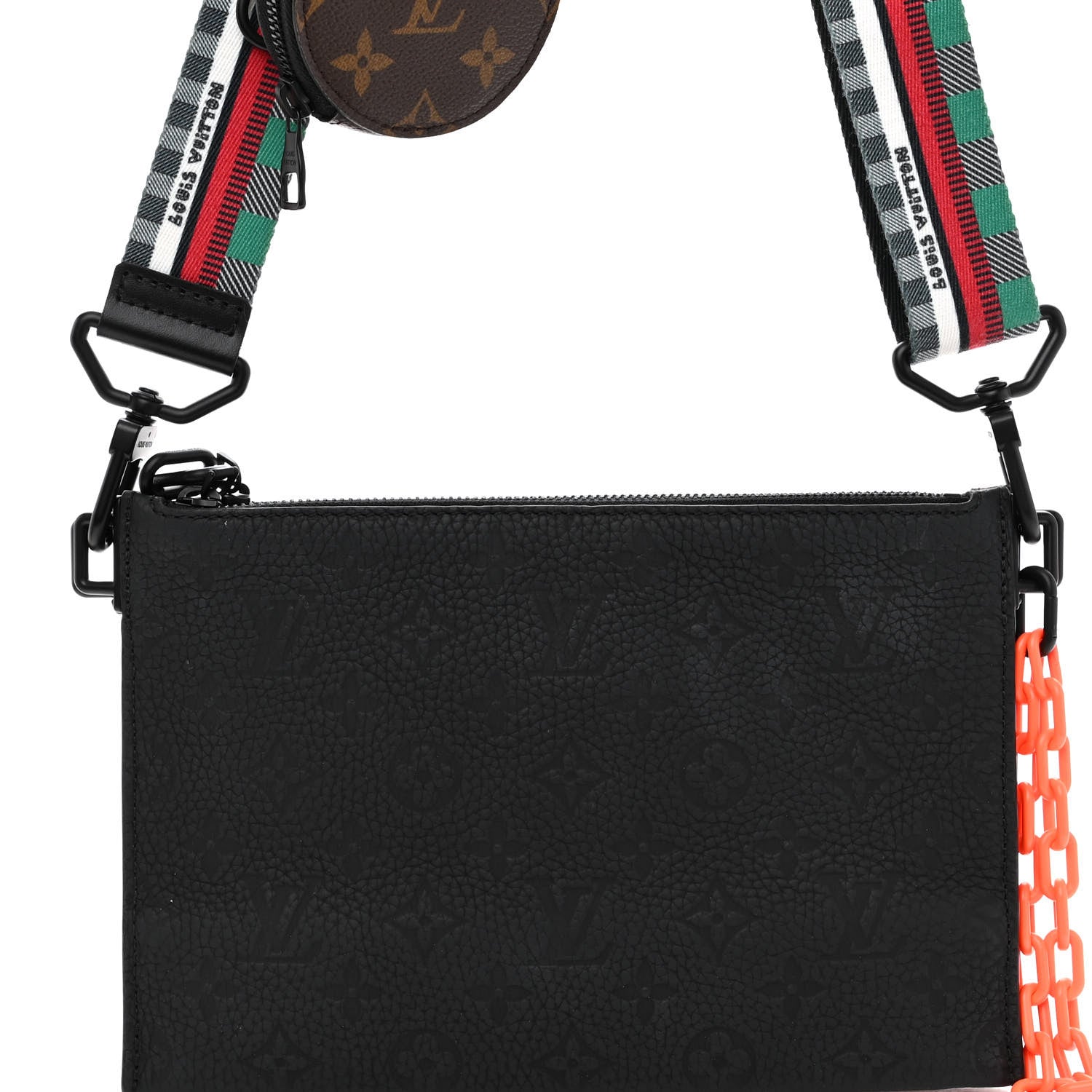 Louis Vuitton Taurillon Monogram Trio Messenger Black Multicolor 8 of 11