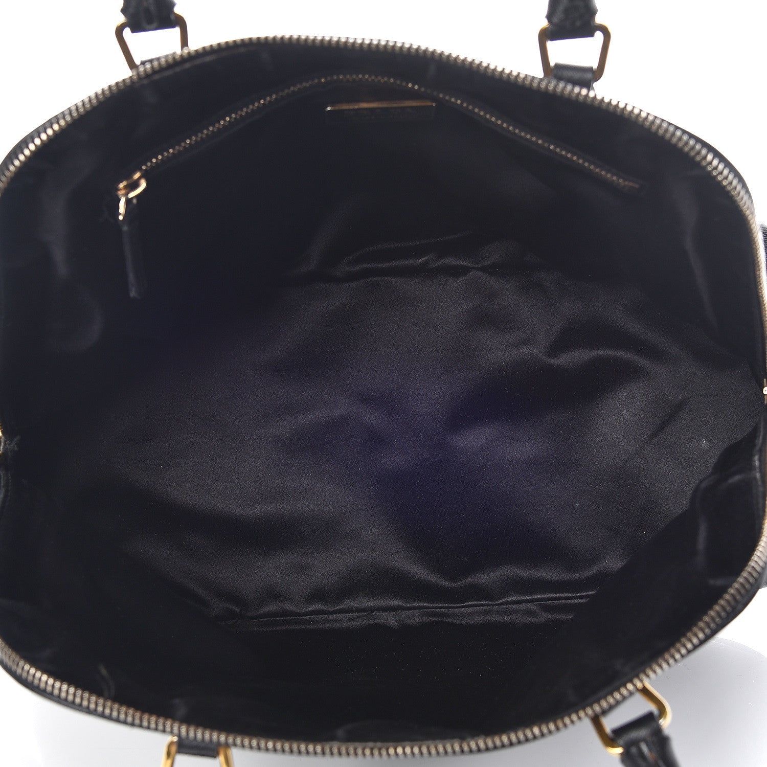 Prada Saffiano Top Handle Dome Satchel Black 5 of 18