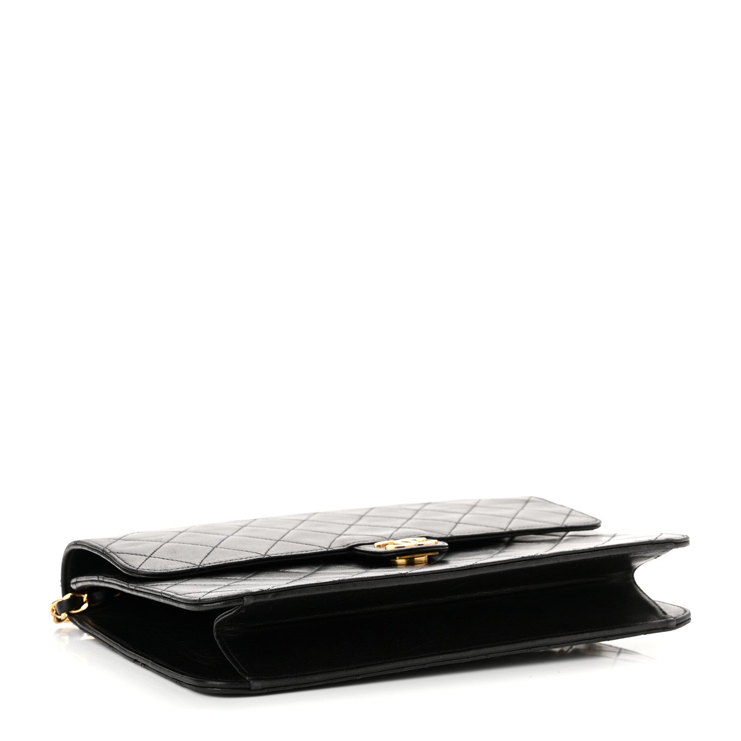Chanel Lambskin Quilted Medium Single Flap Black 3 of 11