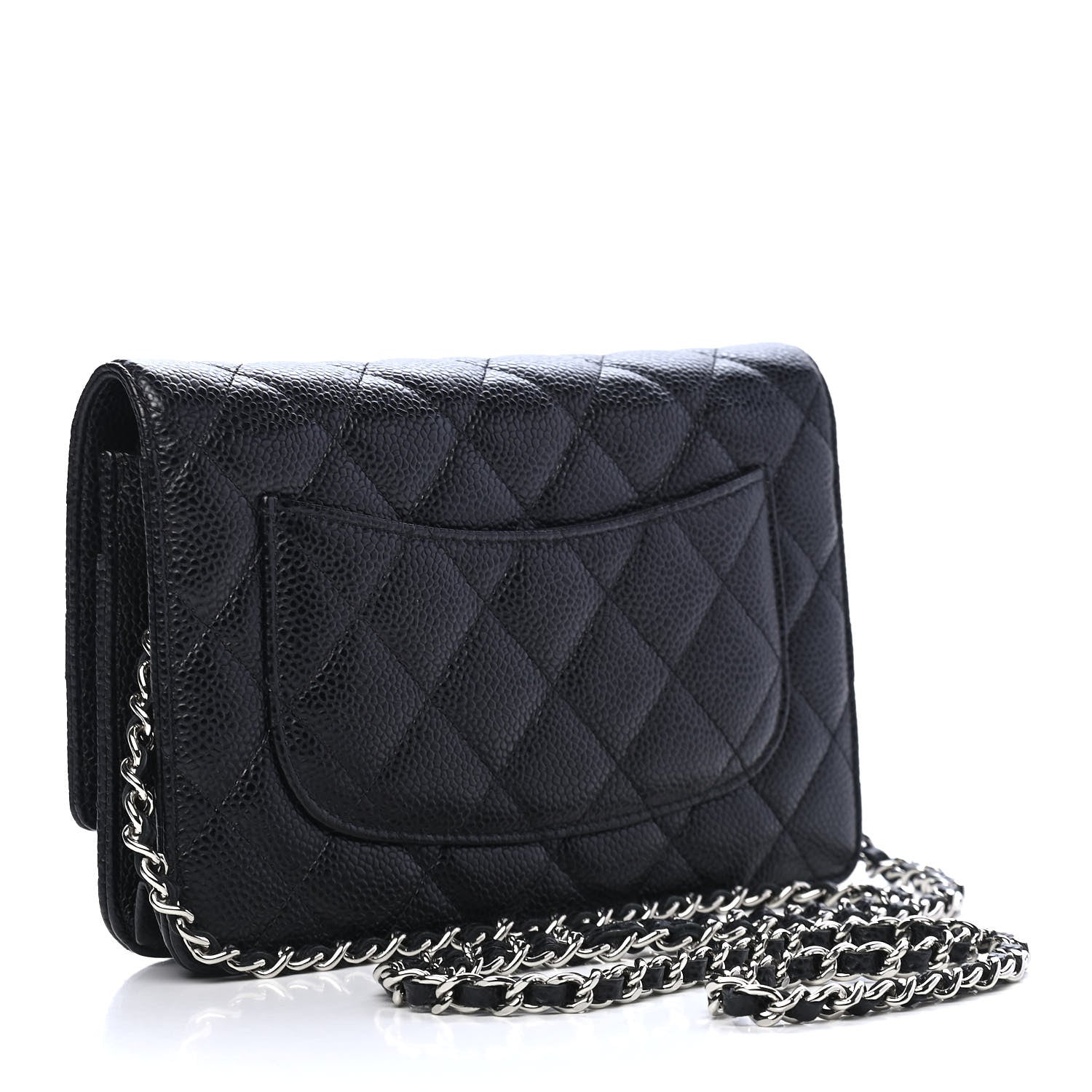 Chanel Caviar Quilted Wallet On Chain WOC Black 2 of 9