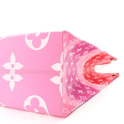 Louis Vuitton Monogram Escale Onthego GM Rouge 9 of 9